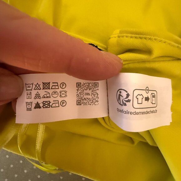 Women's S NWT Zara Twisted Straps Double Layer Bodysuit - Picture 8 of 9